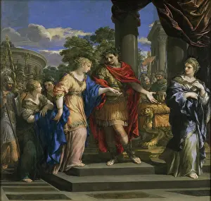 Cleopatra Painting Prints: Caesar Restoring Cleopatra to the Throne of Egypt