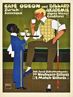 Prints of Café Odeon, 1908. Private Collection Ludwig Hohlwein Prints: Print of Cafe Odeon, 1908