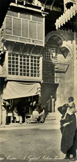 Cairo - A Typical Native House, c1918-c1939 Print