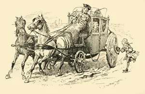 George Frideric Handel Image Prints: He called to the coachman to stop, (1907). Creator: Unknown
