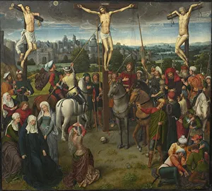 Hans Memling's Calvary Triptych Central Panel Print, 1480s