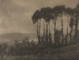 Photogravure Prints: Camera Work: Toucques Valley, 1906. Creator: Robert Demachy (French, 1859-1936)