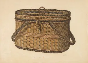 Cap Basket, c. 1938. Creator: Samuel O. Klein Cap Basket, c. 1938. Creator: Samuel O. Klein