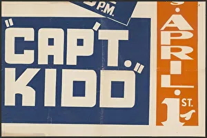 US Performing Arts History Prints: Captain Kidd, [193-]. Creator: Unknown