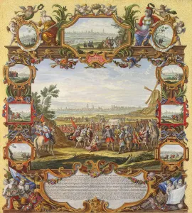 Capture of the French fortress of Menin by the Allied Troops in 1706, early 18th century Capture of the French fortress of Menin by the Allied Troops in 1706, early 18th century