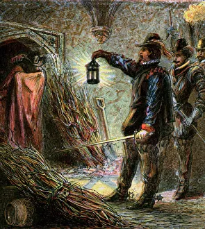 Colour Plate Print: The Capture Of Guy Fawkes, 1605