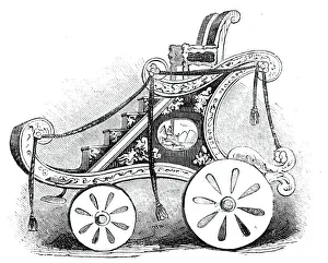 The Car, 1844 Print: Daniel O'Connell's Triumphal Conveyance