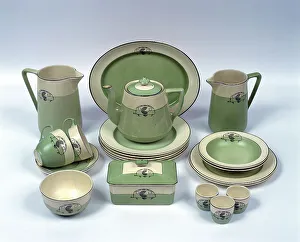 National Motor Museum Collection Items Prints: A caravan crockery set, c1934-c1939