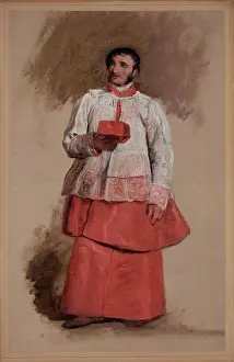 Spanish Heritage Images Prints: The Cardinal, between 1850 and 1900. Creator: Unknown
