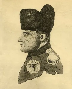 Caricature of Napoleon, c1814, (1921). Creator: Unknown Caricature of Napoleon, c1814, (1921). Creator: Unknown