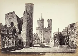 Albumen Print Art Heritage Prints: Carnarvon Castle, Interior, Looking Towards The Eagle Tower