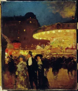 The Carousel Print, c1900