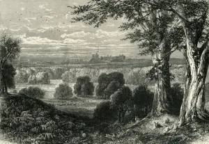 Windsor Castle Architecture Prints: The Castle, from Bishopsgate, c1870