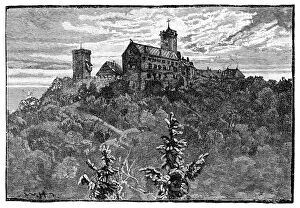 Images Dated 23rd November 2006: The Castle of Wartburg, 1900
