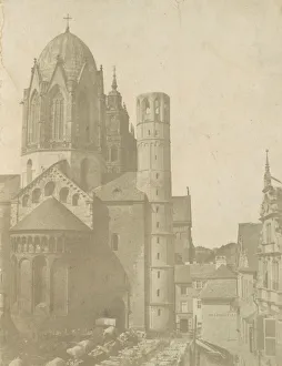 Christian Heritage Sites Germany Prints: [Cathedral at Mainz], ca. 1852. Creator: Unknown