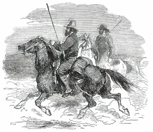 Victorian Era Occupation Prints: Cattle-Drovers, 1850. Creator: Unknown