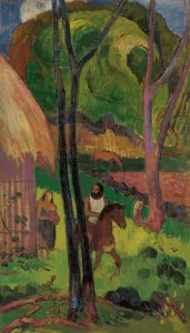 Cavalier devant la case Print, 1902