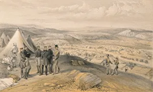 Crimean War Lithograph Prints: Cavalry Camp, 1856