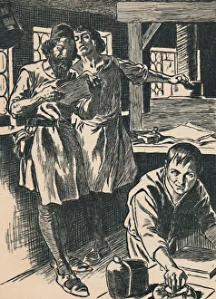 William Caxton Prints: Caxton in his Printing Shop, c1907