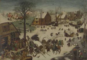 Pieter Brueghel The Elder Prints: The Census at Bethlehem (The Numbering at Bethlehem)