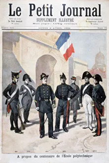 French Army Uniforms History Prints: Centenary of the Polytechnic School, Paris, 1894
