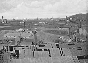 Cornwall Mining Industry Prints: The Centre of the Cornish Mining District, c1896. Artist: JC Burrow