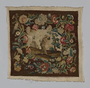18th Century French Chair Seat Print, Unknown Creator