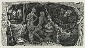 The Chamber Idyll, 1831. Creator: Edward Calvert The Chamber Idyll, 1831. Creator: Edward Calvert