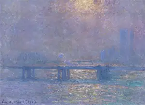 London River Thames Scene Prints: Charing Cross Bridge, the Thames, 1903. Creator: Monet, Claude (1840-1926)