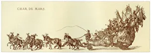 Horse Drawn Carriage History Prints: Chariot Of Mars, (1885)
