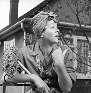 Black And White Photography UK Prints: Charlady, c1955. Creator: Arthur Charles Kirby Ware
