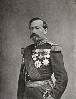 Charles Denis Bourbaki, French soldier and general, 1868 Charles Denis Bourbaki, French soldier and general, 1868