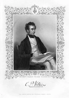 Images Dated 21st August 2007: Charles Pelham Villiers (1802-1898), British lawyer and politician, 19th century. Artist: J Cochran