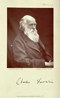 Charles Darwin Prints: Charles Robert Darwin. Creator: Leonard Darwin