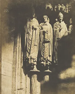 Church Exterior Photography Prints: Chartres, 1850-52. Creator: Em. Pec