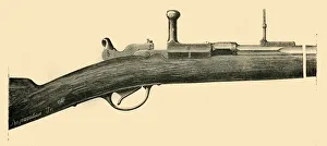 French Military Equipment Prints: Chassepot Breech-Loader - Elevation, c1872. Creator: Unknown