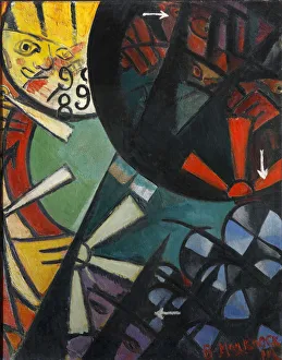 Vladimir Mayakovsky's Chemin de fer (Roulette) Print, 1915
