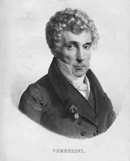 Famous Italian Musicians Prints: Cherubini. Creator: C Constans
