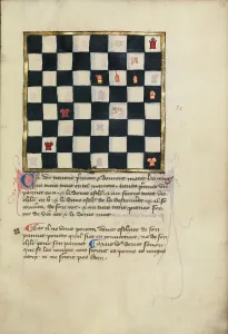 Late 14th Century Chess Problem Print