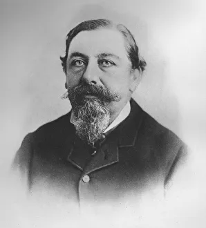 Monochrome Portrait Of A Man Prints: Chev. E Ginistrelli, 1911