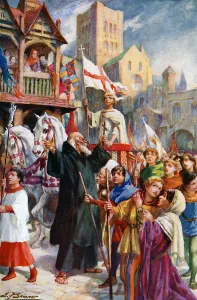 The Childrens Crusade of 1212, (c1920).Artist: EF Skinner The Childrens Crusade of 1212, (c1920).Artist: EF Skinner