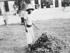 Bain News Service Photographs Prints: Chinese laborer, Java, between c1915 and c1920. Creator: Bain News Service