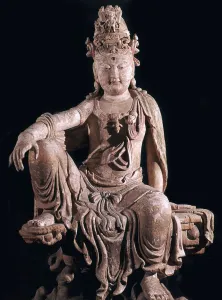 Chinese statuette of Kuan-Yin as a Bodhisattva, 12th century Chinese statuette of Kuan-Yin as a Bodhisattva, 12th century