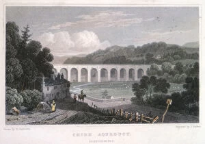 Images Dated 4th August 2005: Chirk Aqueduct on the Ellesmere Canal, c1829. Artist: Thomas Barber