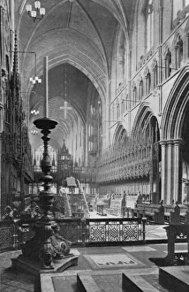 The choir, Chester Cathedral, Cheshire, 1924-1926 The choir, Chester Cathedral, Cheshire, 1924-1926
