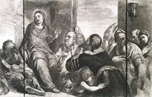 Aberdeen Art Gallery Museum Prints: Christ Disputing with the Doctors in the Temple, c1821. Creator: Andrew Geddes