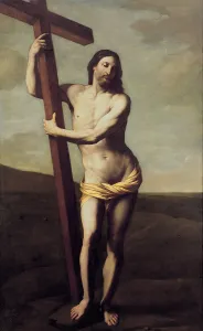 Christ Embracing the Cross. Artist: Reni, Guido (1575-1642) Christ Embracing the Cross. Artist: Reni, Guido (1575-1642)
