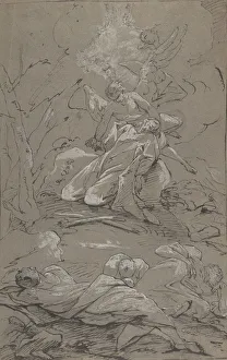 Christ in the Garden of Gethsemane, 1712-62. Creator: Paul Troger Christ in the Garden of Gethsemane, 1712-62. Creator: Paul Troger