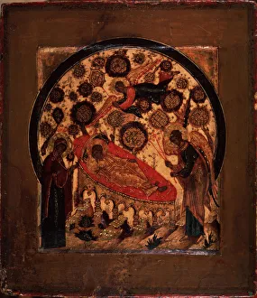 Christ the Never-Sleeping Eye, 16th century. Artist: Russian icon Christ the Never-Sleeping Eye, 16th century. Artist: Russian icon