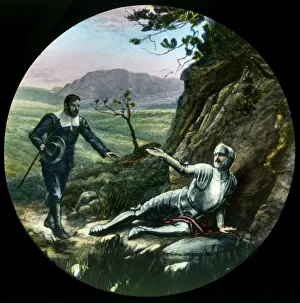 John Bunyan Pilgrims Progress Prints: Christian, c1910. Creator: Unknown